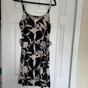 Floral Black and Cream Dress.  Brazilian